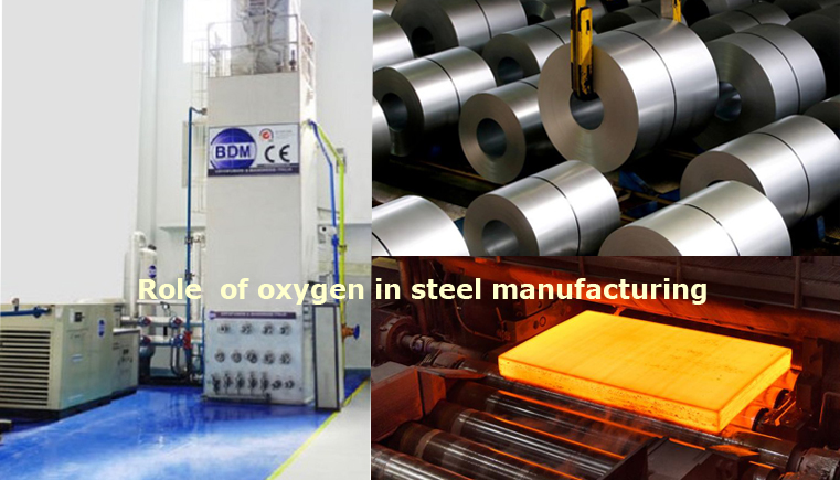 role of oxygen in steel manufacturing